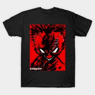 Chucky paint and brush T-Shirt